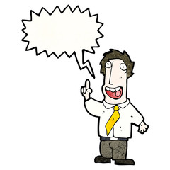 happy businessman cartoon