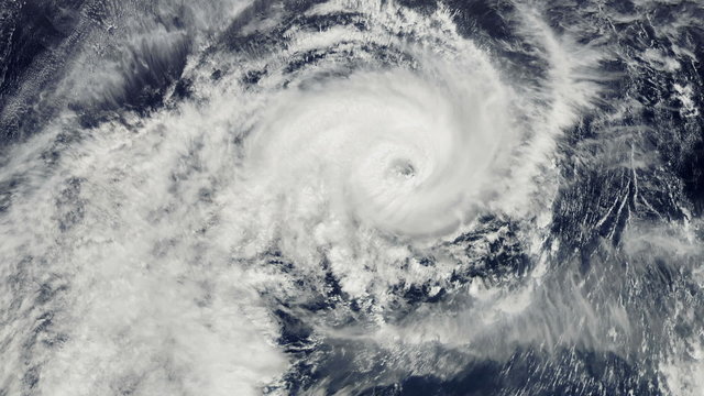 Hurricane Storm, satellite view. Elements of this image furnished by NASA