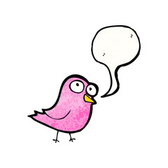 funny cartoon bird