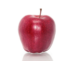 Obraz na płótnie Canvas Red ripe apple
