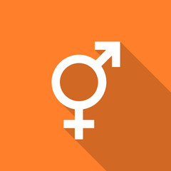 Fototapeta premium sex flat design modern icon