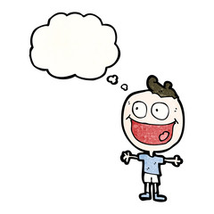 grinning boy cartoon