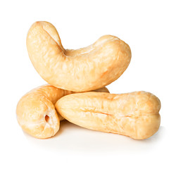 Cashews nuts isolated on a white background