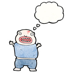 cartoon mutant monster boy