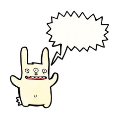 mutant rabbit cartoon