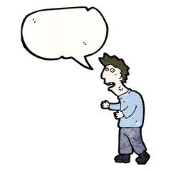 stressed man cartoon