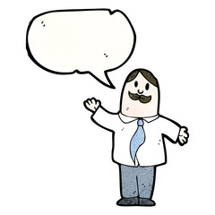 cartoon man with mustache