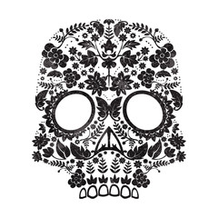 day of the dead skull