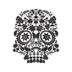 day of the dead skull
