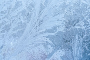 Texture with ice window frozen