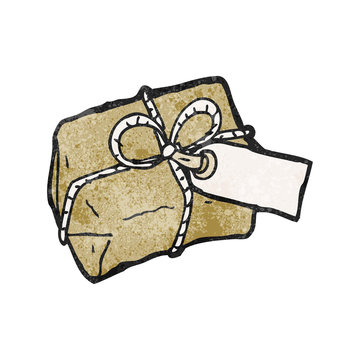 cartoon parcel