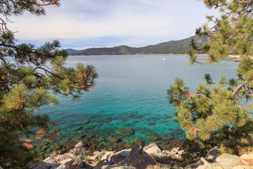 Fototapeta na wymiar View Across Lake Tahoe