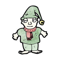cartoon little elf