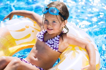 Swimming Pool, Swimming, Child.