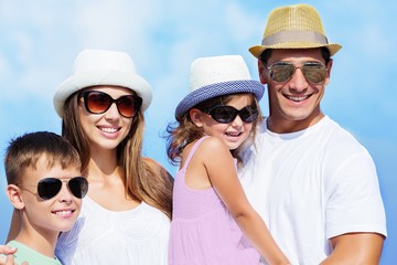 Obraz premium Family, Happiness, Cheerful.