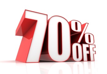 seventy percent off sale