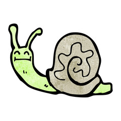 cartoon snail
