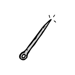 sewing needle cartoon