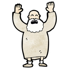 angry old man cartoon