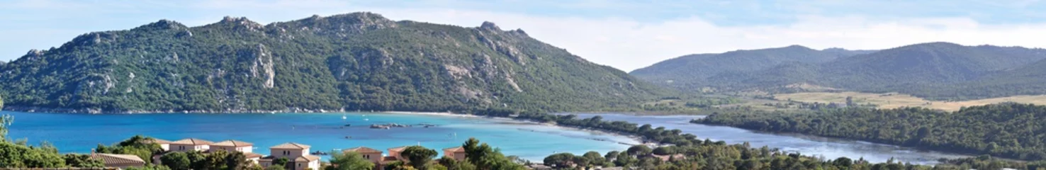 Fotobehang Palombaggia strand, Corsica plage de rêve