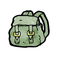 cartoon backpack