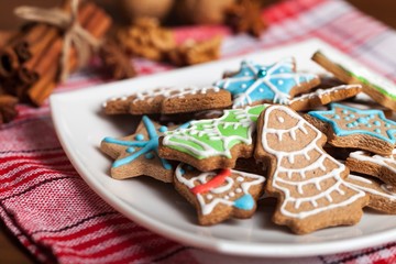 Sweet, xmas, plate.