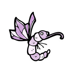 funny cartoon butterfly