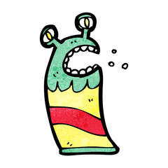 cartoon little alien