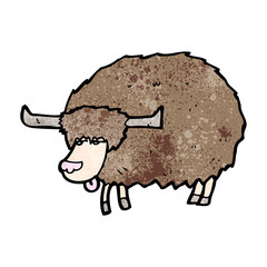 cartoon yak