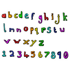 cartoon alphabet