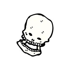 cartoon skull symbol