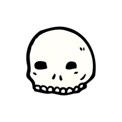 cartoon skull symbol