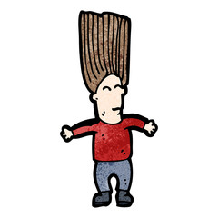 hair raising fright cartoon