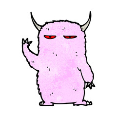 pink monster cartoon