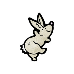 Fototapeta na wymiar cartoon rabbit