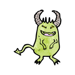 cartoon little devil