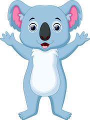 Cute koala cartoon