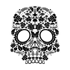 day of the dead skull