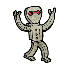 cartoon robot