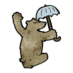 funny cartoon bear