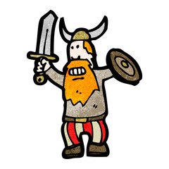 cartoon viking