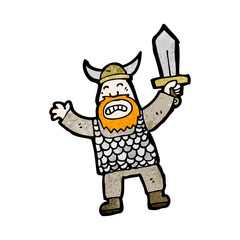 cartoon viking