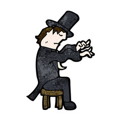 cartoon piano player