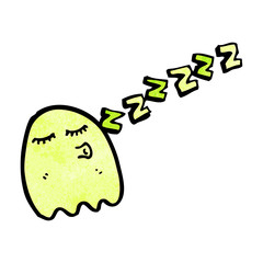 cartoon gree ghost