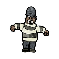 cartoon burglar