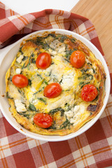 Kale Tomato Frittata