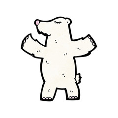 cartoon polar bear