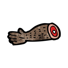 cartoon severed arm
