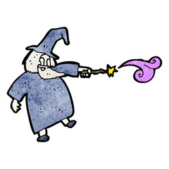 cartoon wizard