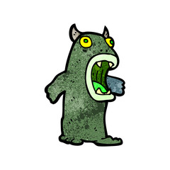 cartoon monster